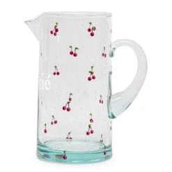 Atelier Élégance Pas Cher Magasin -Atelier Élégance Pas Cher Magasin CARAFE GLASS CHERRY AMITIE SIDE