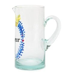 Carafe | COURONNE XVIIIe SIÈCLE : BONHEUR 3 Carafe | COURONNE XVIIIe SIÈCLE : BONHEUR -Atelier Élégance Pas Cher Magasin CARAFE GLASS COURONNE BONHEUR SIDE