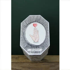 Boîte Octogonale | COEUR SUR LA MAIN -Atelier Élégance Pas Cher Magasin Logo hand1