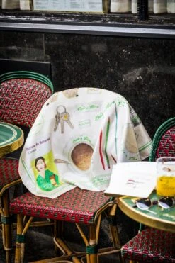 Foulard | CAFÉ DE FLORE ÉCRU 5 Foulard | CAFÉ DE FLORE ÉCRU -Atelier Élégance Pas Cher Magasin MarinMontagutCafeCC81deFloreC2A9RomainRicard 8