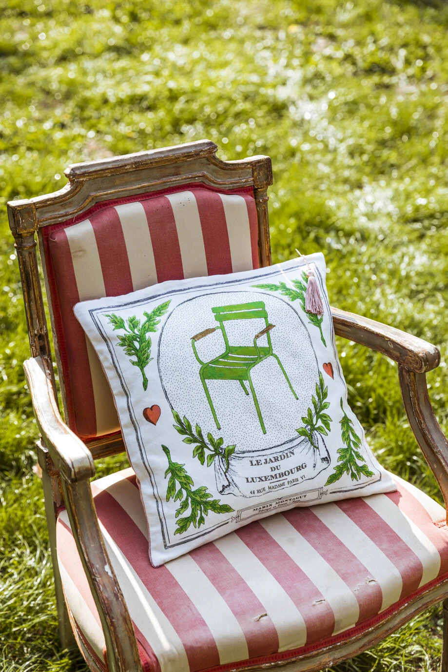 Coussin | CHAISE DU JARDIN DU LUXEMBOURG 2 Coussin | CHAISE DU JARDIN DU LUXEMBOURG – Image 2