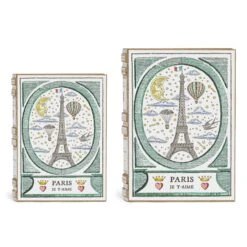 Livre à Secrets | PARIS JE T'AIME 22 Livre à Secrets | PARIS JE T'AIME -Atelier Élégance Pas Cher Magasin SECRET BOOK ALL SIZES PARIS JETAIME GREEN