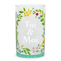 Vase | COURONNE DE FLEURS : TOI & MOI -Atelier Élégance Pas Cher Magasin VASE GLASS COURONNE DE FLEURS TOI26MOI 1