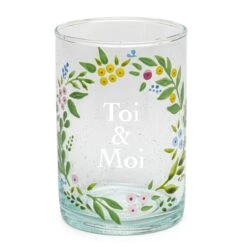 Verre | COURONNE DE FLEURS : TOI&MOI