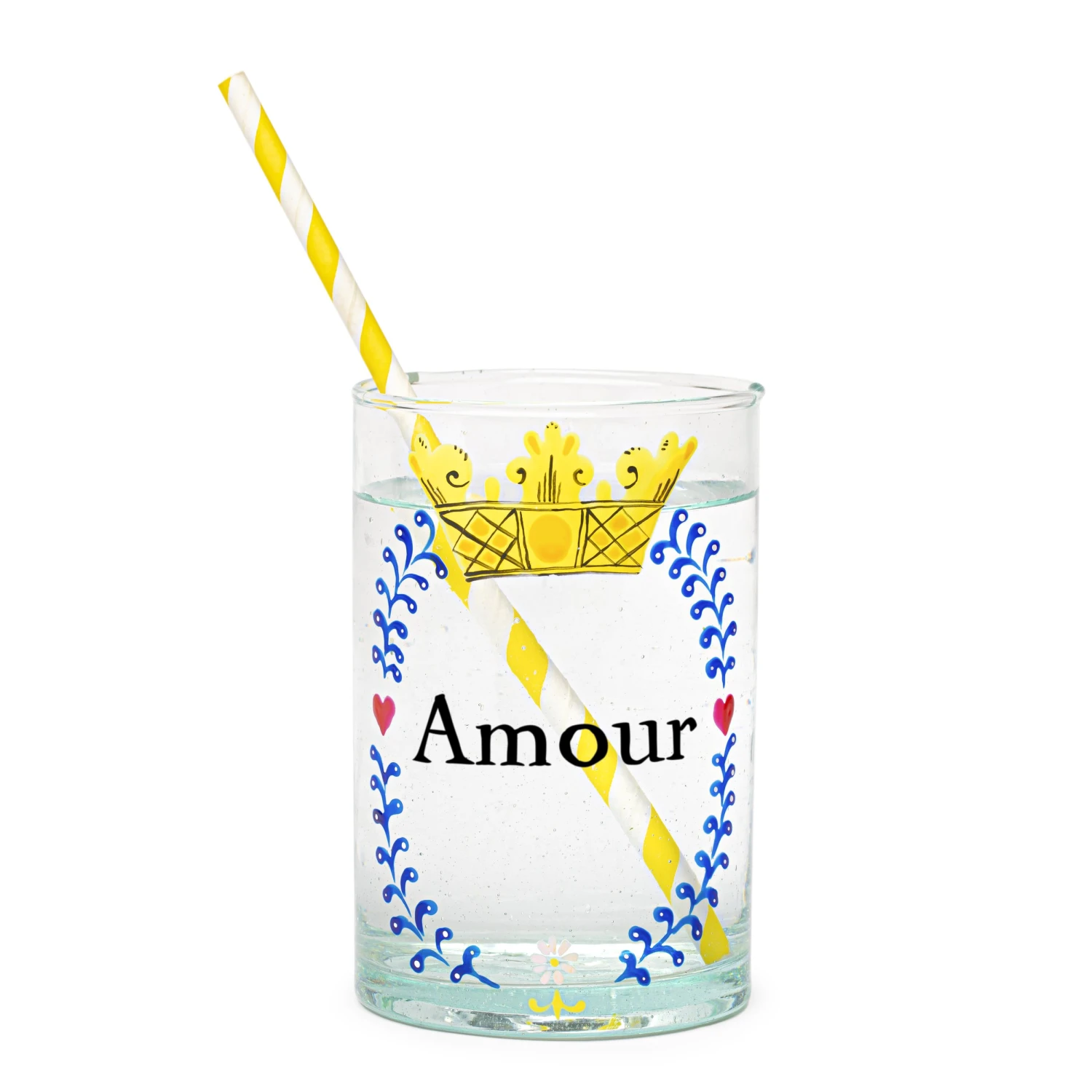 Verre | COURONNE XVIIIe SIÈCLE : AMOUR 2 Verre | COURONNE XVIIIe SIÈCLE : AMOUR – Image 2