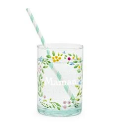 Verre | COURONNE DE FLEURS : MAMAN -Atelier Élégance Pas Cher Magasin VERRE COURONNE DE FLEURS MAMAN 3