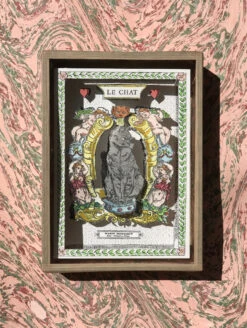 Vitrine à Merveilles | CHAT MÉDAILLON -Atelier Élégance Pas Cher Magasin Vitrine ChatMedaillon small