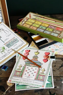 COFFRET D'AQUARELLE | Aquarelle Beaux-Arts -Atelier Élégance Pas Cher Magasin coloringset 0003 IMG 9940